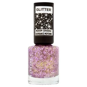 Rimmel Glitter Nail Polish Sparkle Every Day Pink