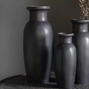 Crossland Grove Lucera Vase Large 240X240X500Mm Grey