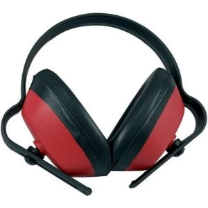 Wickes Adjustable Ear Defenders Red