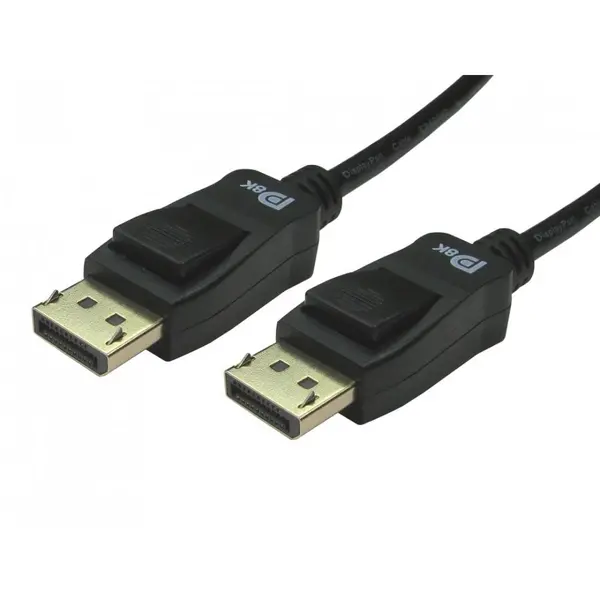 Cables Direct 0.5m DisplayPort V1.4 Certified HBR3 8K Video Cable