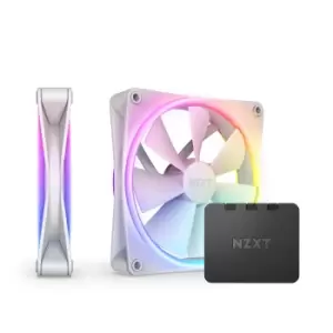 NZXT 140mm F-Series RGB DUO Fan Twin Pack White RF-D14DF-W1 retail...