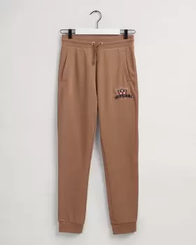 GANT Teens Teens Banner Shield Sweatpants (176) Brown