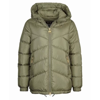 Barbour International Brooklyn Quilted Jacket - Dusky Khaki