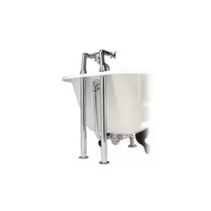 Chrome Roll Top Freestanding Bath Waste Pack