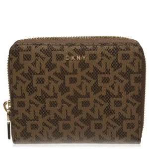 DKNY Town and Country Small Logo Wallet - Mocha Vic 9MV