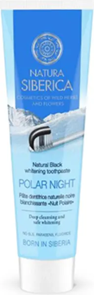 Natura Siberica Polar Night Natural Black Whitening Toothpaste 100g