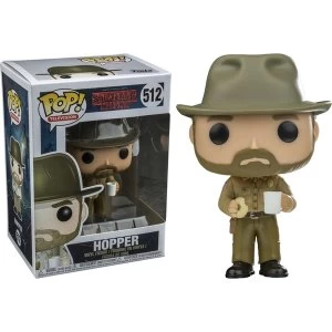 Hopper with Donut TV Stranger Things Funko Pop Vinyl Figure