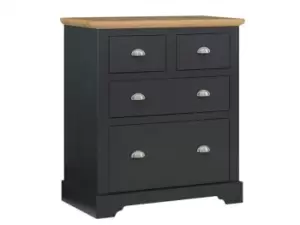 Seconique Toledo Grey and Oak 22 Drawer Chest of Drawers