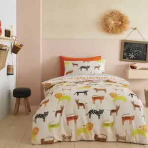 Kids Khari Animals Cotton Duvet Set