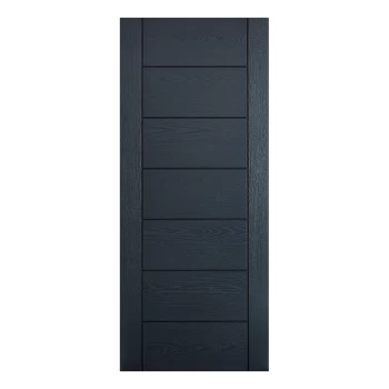 LPD Modica Contemporary Fully Finished Anthracite Grey Composite External Front Door - 1981mm x 838mm (78 inch x 33 inch) LPD Doors GRPMODGRE33