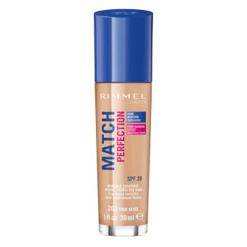 Rimmel Match Perfection Foundation 30ml (Various Shades) - True Beige