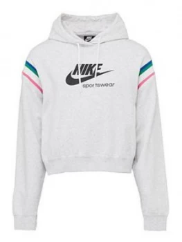 Nike NSW Heritage Oth Hoodie - Birch Heather , Birch Heather, Size 2XL, Women