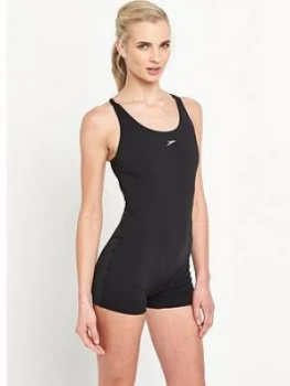 Speedo Essential Endurance Legsuit, Black, Size 42, Women