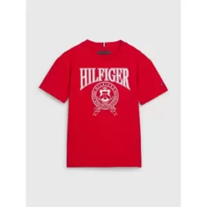 Tommy Hilfiger Hilfiger Varsity Tee L/S - Red