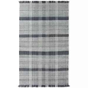 Origins Highland Check Rug Navy 200 x 290cm