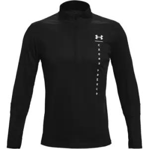 Under Armour Armour Speed Stride Shock Half Zip Top Mens - Black