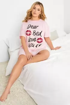 Lipstick Kiss Sleep Tee Nightdress