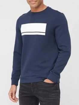 Hugo Boss Athleisure One Story Salbo 1 Sweatshirt Navy Size L Men