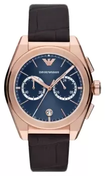 Emporio Armani AR11563 Mens (43mm) Blue Chronograph Dial / Watch