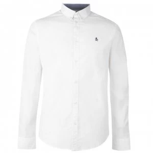 Original Penguin Original Penguin Poplin Long Sleeve Shirt - White 118