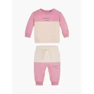 Calvin Klein Jeans Hero Logo Colour Block Hwk Set - Pink