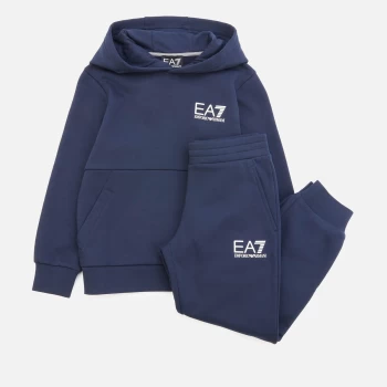 Emporio Armani EA7 Sporty Core Identity Tracksuit Navy Size 12 Years Boys