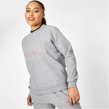 Jack Wills Hunston Graphic Crew Neck Sweatshirt - Grey