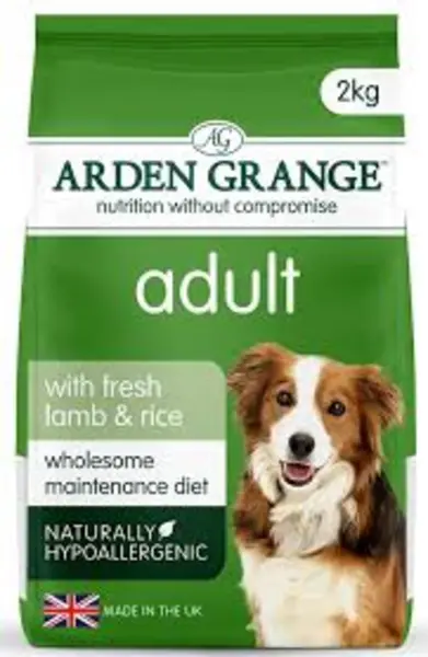 Arden Grange Adult Lamb and Rice Dog Food 2kg