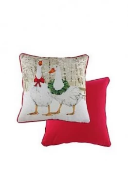 Riva Home Goosie Velvet Chenille Cushion