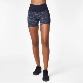 Everlast Seamless Camo 5" Shorts - Navy