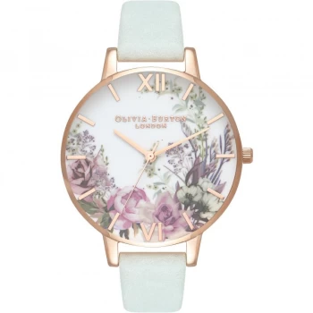 Enchanted Garden Rose Gold & Sage Watch