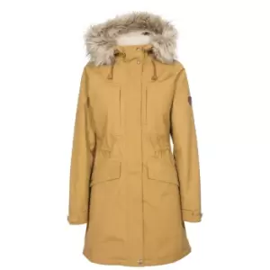 Trespass Womens/Ladies Faithful Waterproof Jacket (M) (Sandstone)