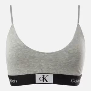 Calvin Klein Cotton-Blend Jersey Bralette - S