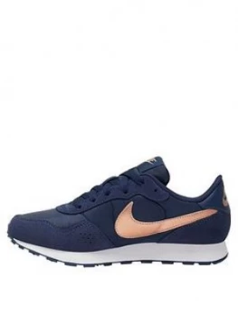 Nike MD Valiant Junior Trainer - Navy Multi, Navy/Multi, Size 3