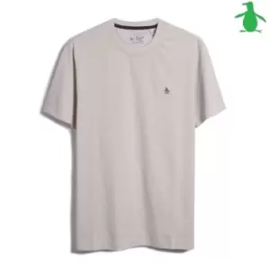 Original Penguin Short Sleeve Crew Neck T Shirt - Beige