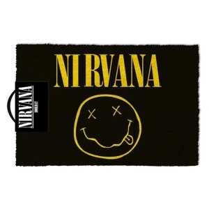 Nirvana - Smiley Door Mat