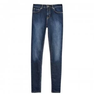 Jack Wills Fernham Super Skinny Jeans - Mid Indigo