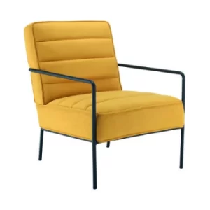 Jemini Reception Wire Frame Armchair 620x880x830mm Mustard KF90477