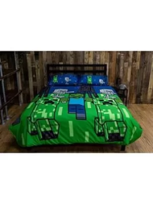 Minecraft Minecraft Creeps Duvet Set Sb, Multi, Size Single