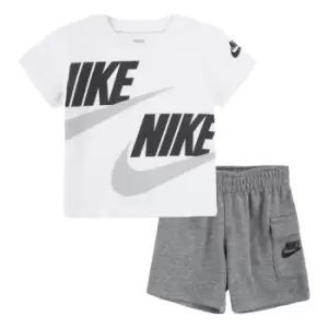 Nike Cargo Shrt Set Bb23 - Grey