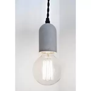 Concrete Pendant Lamp Cylinder