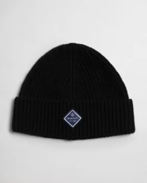 GANT Cotton Ribbed Knitted Hat