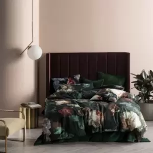 Linen House Winona Double Duvet Cover Set Cotton Ivy