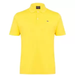 Paul And Shark Logo Polo Shirt - Yellow