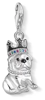 Thomas Sabo 1510-497-21 Sterling Silver Bulldog With Crown Jewellery