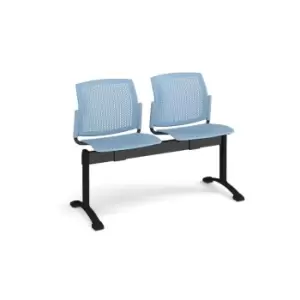 Dams MTO Santana Cantilever Chair with Plastic Seat and Perforated Back, Black F