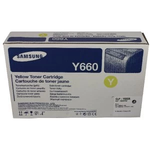 Samsung CLP Y660A Yellow Standard Yield Toner Cartridge ST953A