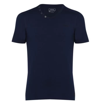 Firetrap Striding V Neck T Shirt Mens - Blue