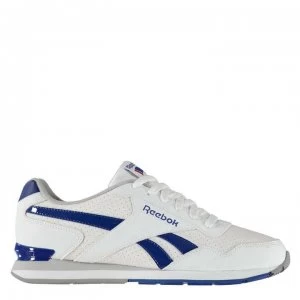 Reebok Royal Glide Clip Perforated Trainers Mens - White/Royal