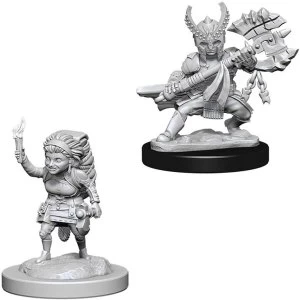 D&D Nolzur's Marvelous Unpainted Miniatures (W6) Female Halfling Fighter